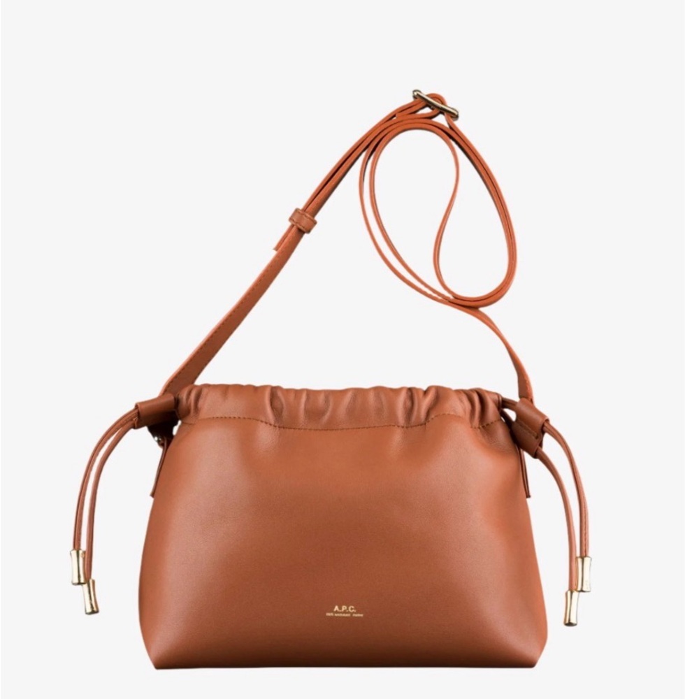 A.P.C. Ninon Mini Leather Shoulder Bag